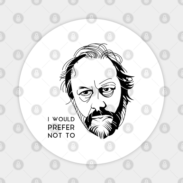 Žižek - I would prefer not to V.5 Magnet by RAdesigns